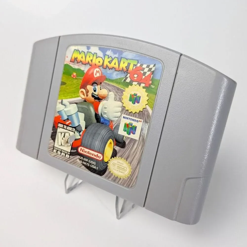 Mario Kart 64 (Player's Choice - First Print) - Authentic and Tested - N64